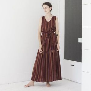 Ace & Jig Julien Dress in Garnet